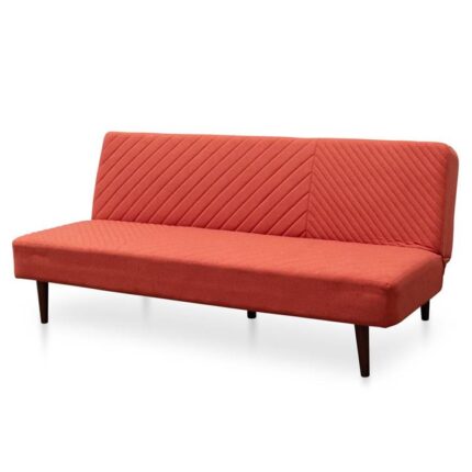 Amanda 3 Seater Fabric Sofa Bed - Blush Mellow by Interior Secrets - AfterPay Available