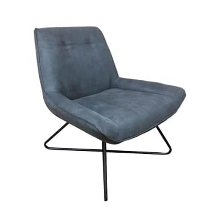 6IXTY Swing Modern Scandinavian Accent Lounge Chair - Charcoal