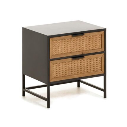 Aiya Rattan Bed Side Table - Natural by Interior Secrets - AfterPay Available