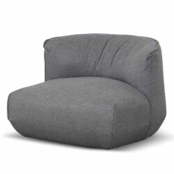 Alita Fabric Lounge Chair - Noble Grey by Interior Secrets - AfterPay Available