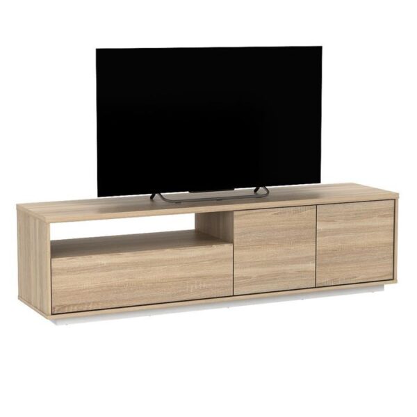 Amaya Wooden Entertainment Unit TV Stand 160cm W/ 1-Drawer 2-Doors - Oak/White