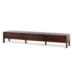 Amparo 2.2m TV Entertainment Unit - Walnut by Interior Secrets - AfterPay Available