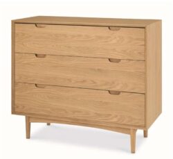 Asta 3 Drawer Chest Scandinavian Design - Natural by Interior Secrets - AfterPay Available