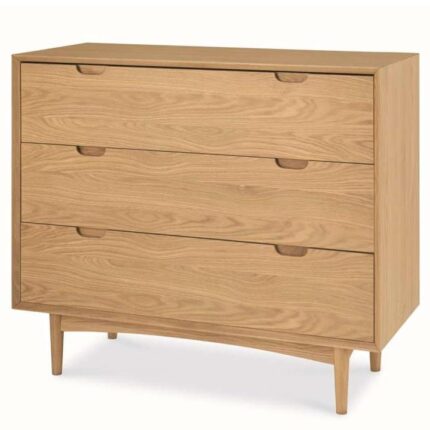 Asta 3 Drawer Chest Scandinavian Design - Natural by Interior Secrets - AfterPay Available