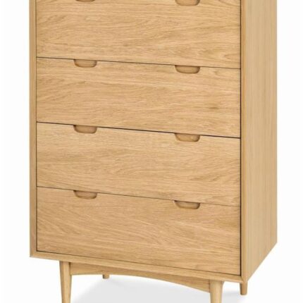 Asta 4 Drawer Chest Scandinavian Design - Natural by Interior Secrets - AfterPay Available