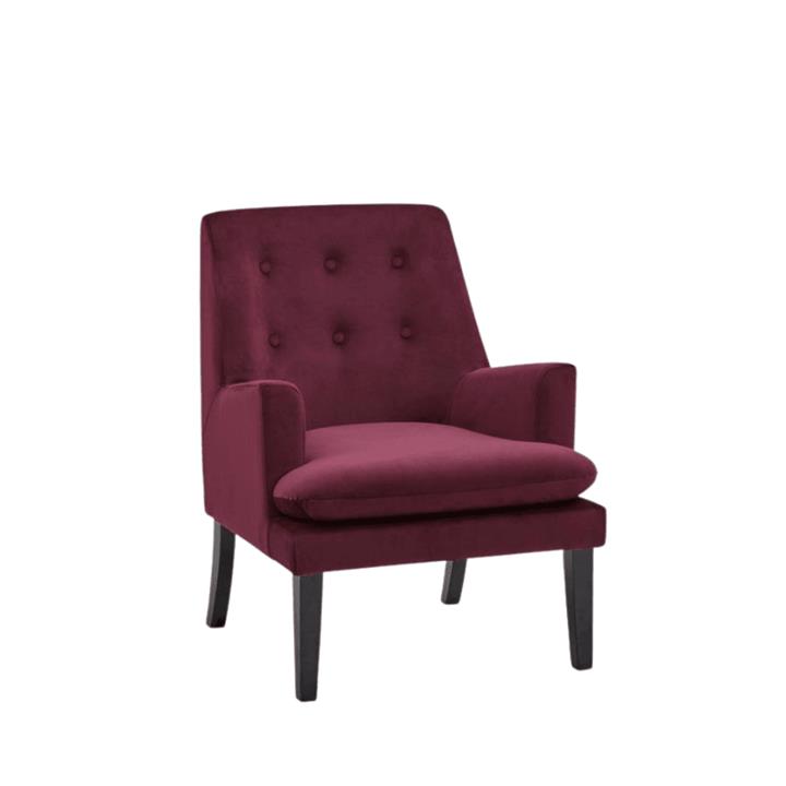 Booster Fabric Accent Lounge Relaxing Chair - Purple