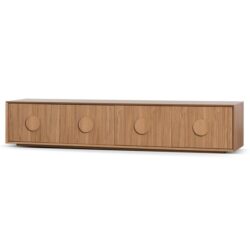 Curtis 2.3m Wooden TV Entertainment Unit - Natural by Interior Secrets - AfterPay Available