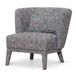 Daley Fabric Armchair - Multicolour by Interior Secrets - AfterPay Available
