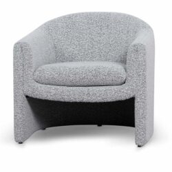 Daren Armchair - Pepper Boucle by Interior Secrets - AfterPay Available