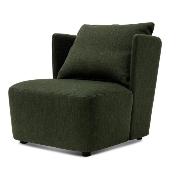 Elvina Fabric Armchair - Fir Green by Interior Secrets - AfterPay Available