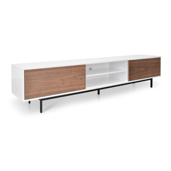 Ex Display - Blake 2.3m TV Entertainment Unit - Lowline - Walnut by Interior Secrets - AfterPay Available