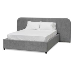 Greta King Bed Frame - Flint Grey by Interior Secrets - AfterPay Available