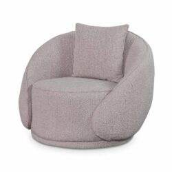 Jake Armchair - Ash Grey Boucle by Interior Secrets - AfterPay Available