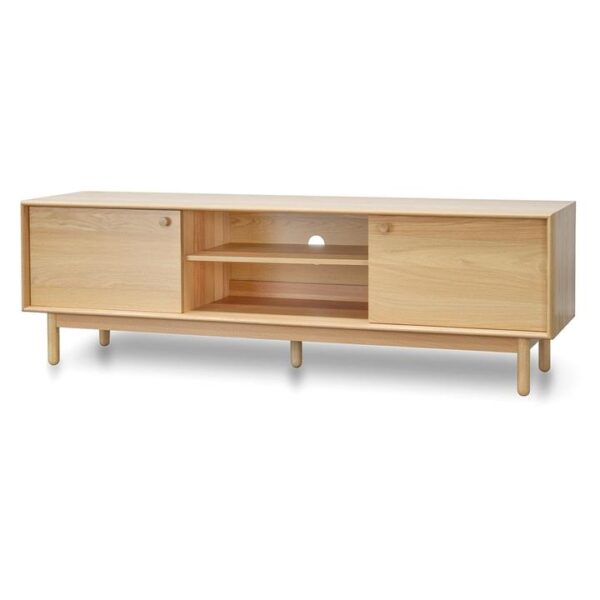 Kenston 1.8m Wooden TV Entertainment Unit - Natural by Interior Secrets - AfterPay Available