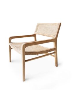 Marlin Teak Rattan Insert Armchair - Natural by Interior Secrets - AfterPay Available