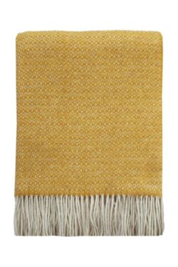 Mulberi Littano Merino Wool Blend Throw - Turmeric by Interior Secrets - AfterPay Available