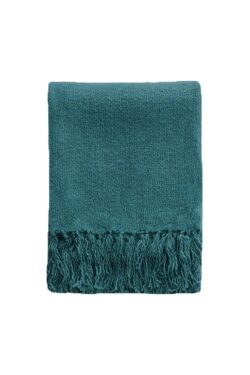 Mulberi Serenade Throw - Dusky Teal by Interior Secrets - AfterPay Available