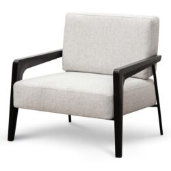 Nathan Fabric Lounge Chair - Silver Grey by Interior Secrets - AfterPay Available