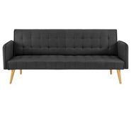 Orleans 3 Seater Sofa Bed Black