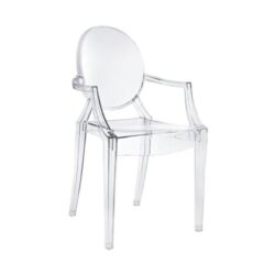 Set of 4 - Philippe Starck Replica Louis Ghost Dining Armchair - clear