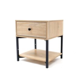 Sharon Bedside Nighstand Side Table W/ 1-Drawer - Oak