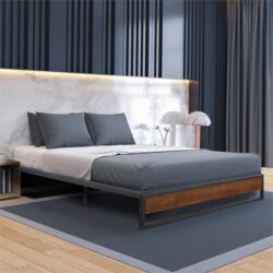 Sorrento Metal and Wood bed base - King Single