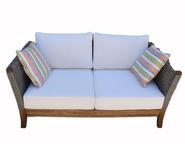 Umbria 2 Seater Outdoor Sofa Grey