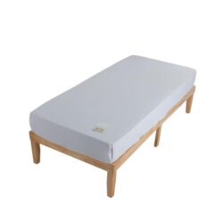 Warm Wooden Natural Bed Base Frame Double