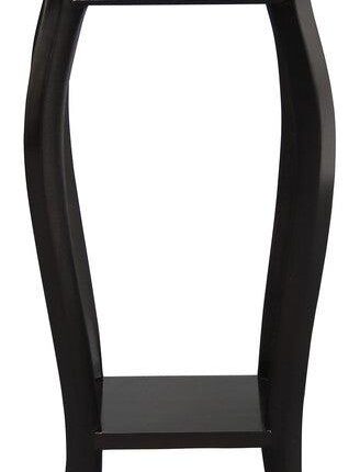 1 Drawer Cabriol Leg Plant Stand (Chocolate)