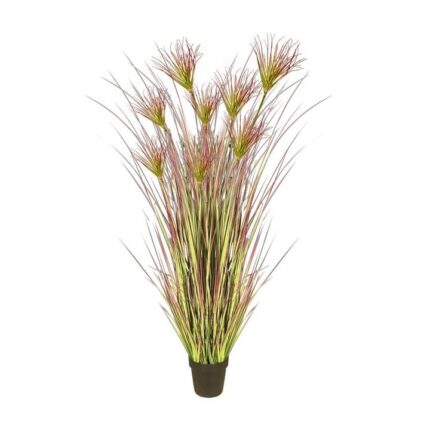 120cm Purple Artificial Indoor Potted Papyrus Plant Tree Fake Simulation Decorative