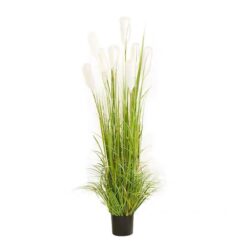 150cm Green Artificial Indoor Potted Reed Grass Tree Fake Plant Simulation Decorative