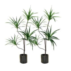 2X 180cm Green Artificial Indoor Brazlian Iron Tree Fake Plant Decorative 4 Heads