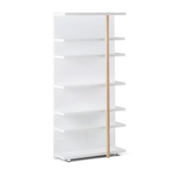 Alexandria Wall Unit Bookcase Hanging Shelf - White