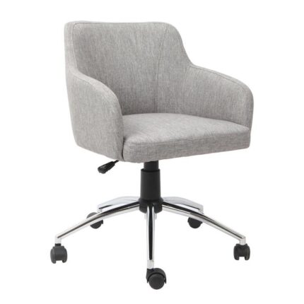 Alma Premium Fabric Executive Office Task Desk Computer Chair - Grey