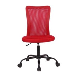 Andra Ergonomic Mesh Low Back Office Chair - Red