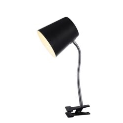 Anne Modern Scandinavian Clip Table Lamp Light Black