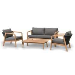 Arlene 4pcs Outdoor Lounge Set by Interior Secrets - AfterPay Available
