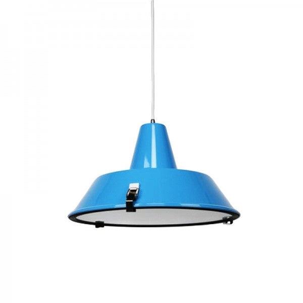Asi Industrial Cord Drop Dome Pendant Light Lamp - Blue