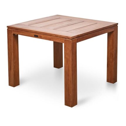 Bairo 100cm Recycled Teak Square Outdoor Dining Table - Natural by Interior Secrets - AfterPay Available