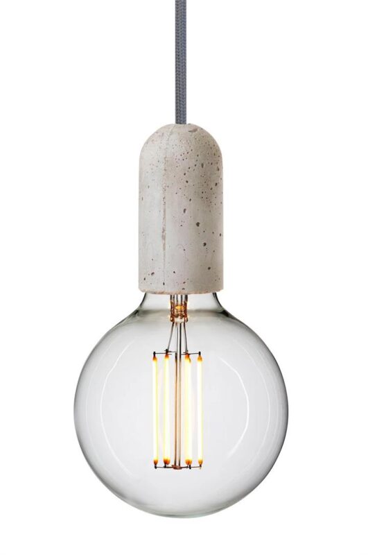 Base Concrete Pendant Lamp - Light Grey by Interior Secrets - AfterPay Available