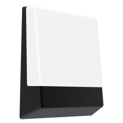 Boris Bulkhead Wall Light Lamp 12W Rectangular 3000K Letterbox Black