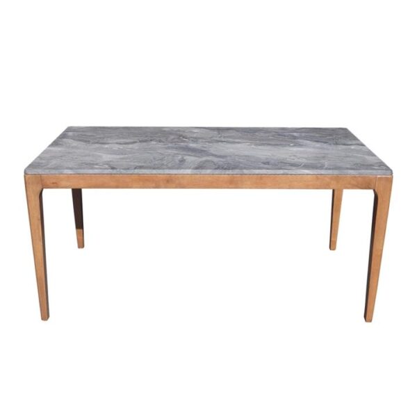 Cecia Rectangle Wooden Dining Table 160cm Paladina Look - Walnut & Grey