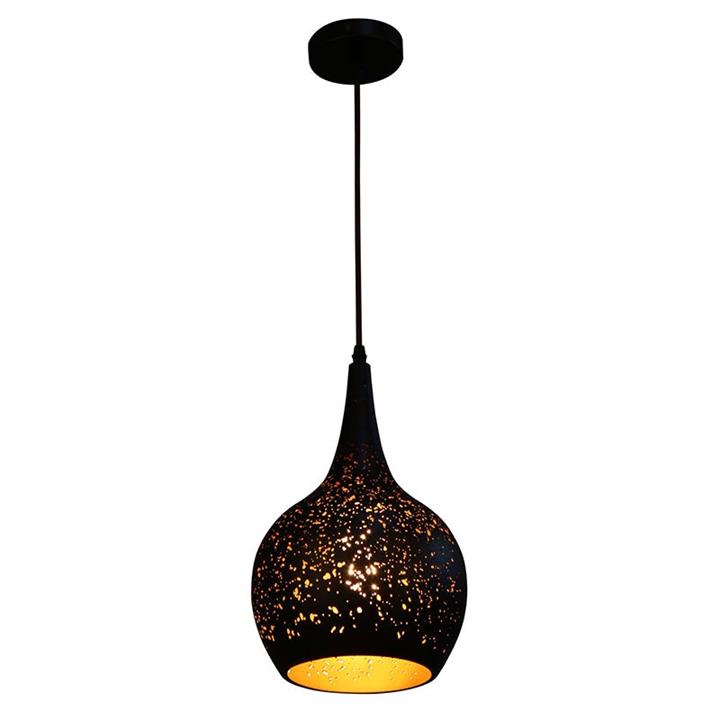 Celes Modern Elegant Pendant Lamp Light Interior ES Bell Black
