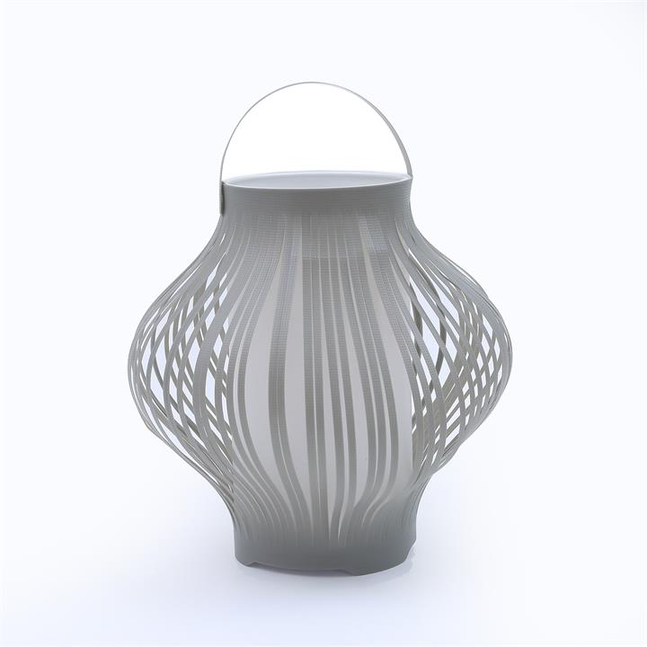 Claire Outdoor Retractable Lantern Decoration Table Lamp Grey