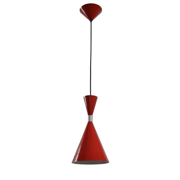 Clay Modern Classic Pendant Lamp Light Interior ES Red Cone