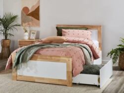 Coco Hardwood Kids King Single Bed with Storage | Shop Online or Instore | B2C Furniture