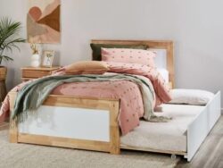 Coco Hardwood Kids King Single Bed with Trundle | Shop Online or Instore | B2C Furniture
