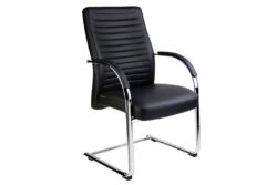 Commercial Furniture Direct Office Chair - Morpheus Executive Office Chair, Cantilever - Black