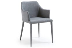 Como Office Chair - Daniel Cafe Chair, Tub - Light Grey