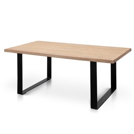 Dalton Reclaimed Wood 2m Dining Table - Rustic Natural by Interior Secrets - AfterPay Available
